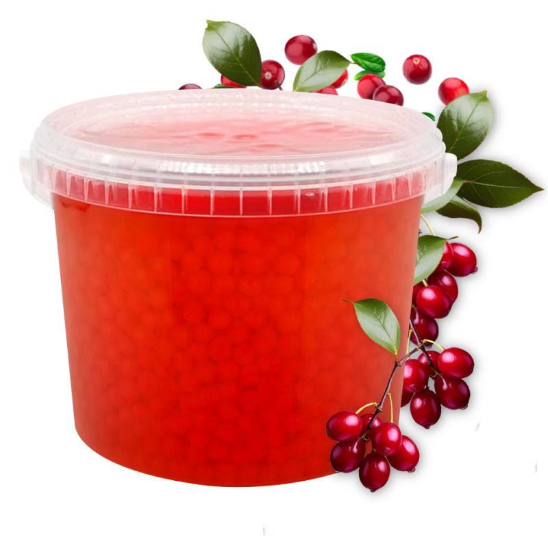 Premium Popping Boba Żurawina 3,4 KG