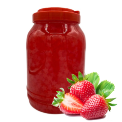 Żelki Gwiazdki Truskawkowe do Bubble Tea 3,8 kg - Nata de Coco
