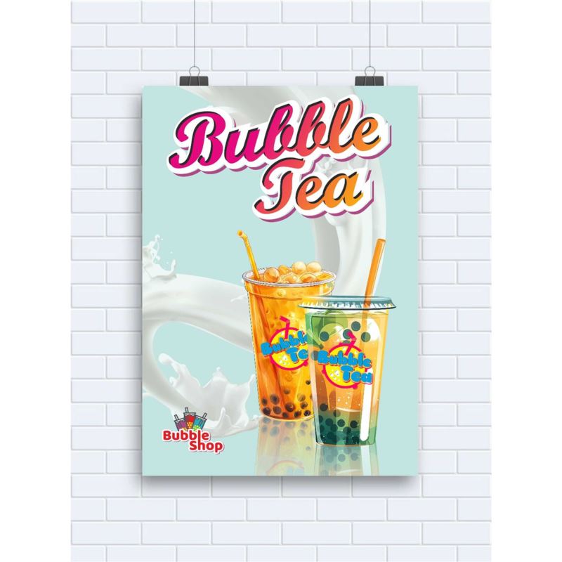 PLAKAT BUBBLE TEA