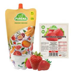 Puree truskawkowe pulpa Purena 1 KG