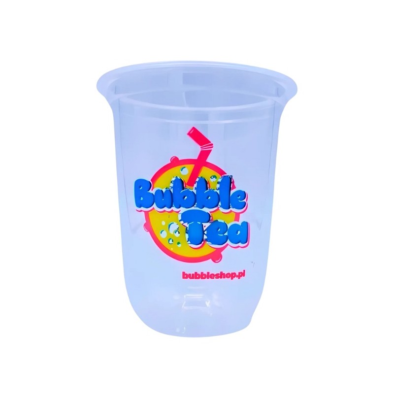 Kubek bezbarwny BUBBLE TEA LOGO 95mm 500ml 50szt Kubek bezbarwny BUBBLE TEA LOGO 95mm 500ml 50szt
