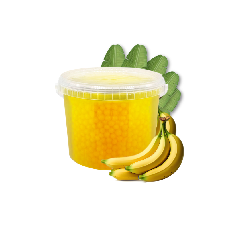 Kulki do Bubble Tea Bananowe 3,4 kg - Popping Boba Kulki do Bubble Tea Bananowe 3,4 kg - Popping Boba