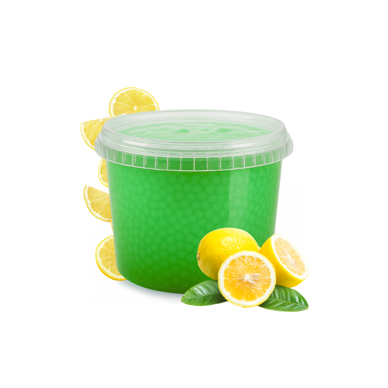 Cytrynowe Kulki do Bubble Tea 3,4 kg - Popping Boba Cytrynowe Kulki do Bubble Tea 3,4 kg - Popping Boba