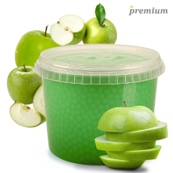 Jabłkowe kulki do Bubble Tea 3,4 kg - Green Apple Popping Boba