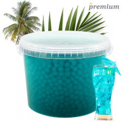 Kulki do Bubble Tea Blue smak Curacao - Popping Boba 3,4 kg