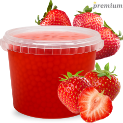 Truskawkowe kulki do Bubble Tea 3,4 kg - Popping Boba