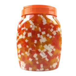 Żelki owocowe do Bubble Tea 3,8 kg - Nata de Coco kompozycja