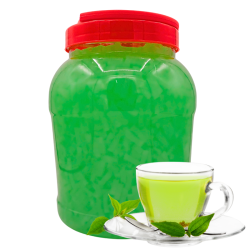 Żelki z kokosa smak zielona herbata 3,8 kg - Nata de Coco Jelly