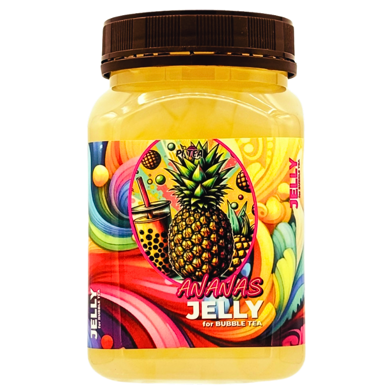 Żelki do Bubble Tea Ananasowe 450 g - Nata de Coco Jelly Żelki do Bubble Tea Ananasowe 450 g - Nata de Coco Jelly