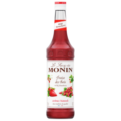 Syrop poziomkowy do napojów deserów Monin 700 ml