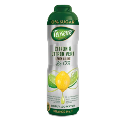 Teisseire syrop bez cukru lemon lime 600 ml Cytryna Limonka
