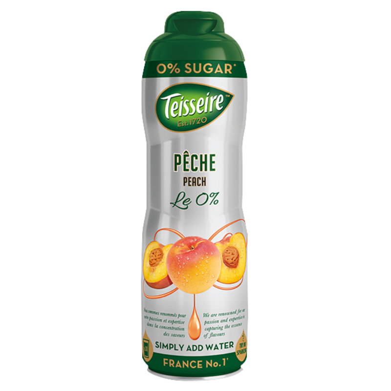 Teisseire syrop zero cukru - brzoskwinia 600 ml Teisseire syrop zero cukru - brzoskwinia 600 ml