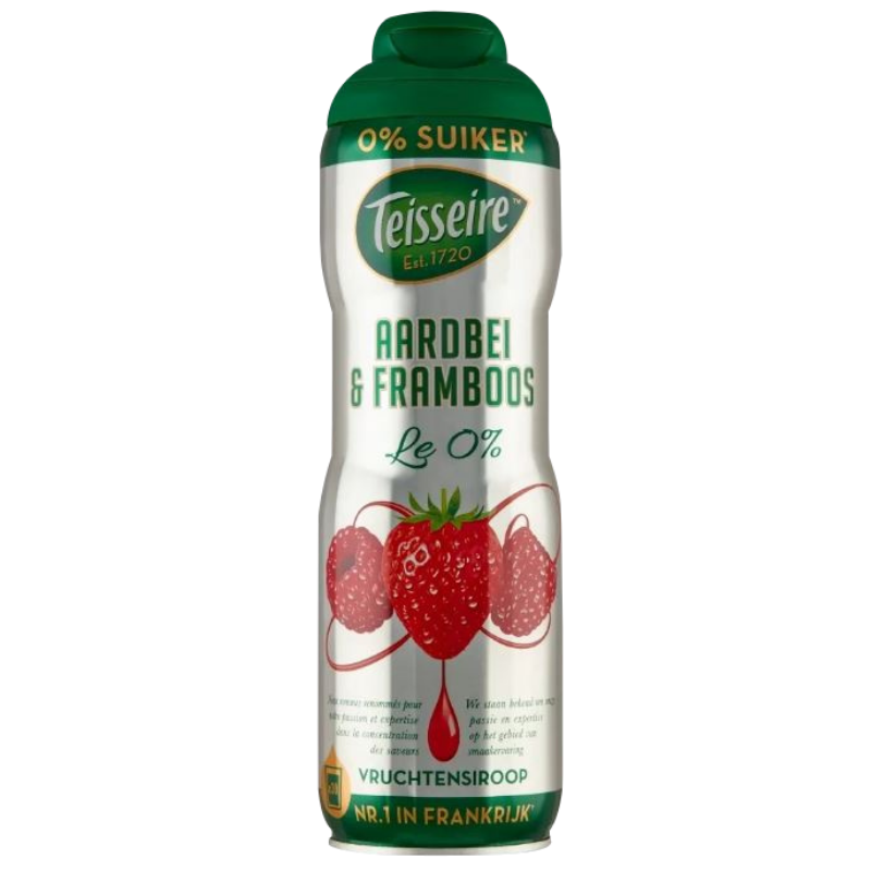 Teisseire syrop zero cukru Malina Truskawka 600 ml Teisseire syrop zero cukru Malina Truskawka 600 ml