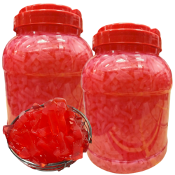 Nata de Coco Jelly - Truskawka 3,8kg x2 opakowania